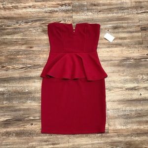 NWT strapless dress Small